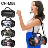  Loa bluetooth Mini Cao Cấp M58 Hát karaoke ,nghe đài fm,nghe nhạc cực chất mẫu mới  Kèm Micro (MÀU ĐEN) -dc3888 