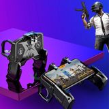  Tay cầm chơi game k21 - kèm nút bấm cho game PUBG, ROS, Free Fire..gắn điện thoại tiện lợi -dc3962 