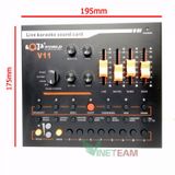  Sound Card Thu Âm AQTA V11 Đa Năng Hát Karaoke Và Livestream -dc3398 