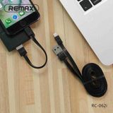  Bộ 2 cáp sạc lightning Remax RC-062i 1m và 16cm -dc2707 