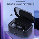  Tai Nghe Bluetooth Mini Y01 Kèm Dock Sạc Dung Lượng Khủng Sạc Luôn Cho Thiết Bị Di Động -dc3944 