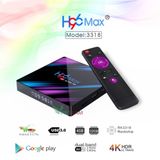  Thiết bị chuyển đổi TV thường thành smart TV H96 max-3318 CPU 4 nhân Android 9.0 4K 1080P TV Box RAM 4GB+ROM32GB 