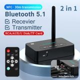  Bộ Chuyển Đổi Âm Thanh Disour D6 2 in1 Bluetooth 5.1 Hỗ Trợ Thẻ Nhớ Máy Phát Loa TV -DC5111 