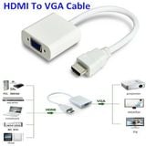  HDMI to VGA, Cáp Chuyển HDMI sang VGA Cho PC,laptop, Máy Chiếu Cao Cấp Độ Dài 20CM 