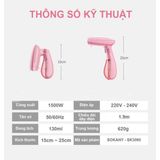  [SIÊU BỀN⚡]  [GIÁ HOT] Bàn Là Hơi Nước Cầm Tay Gọn Gập-dc4296 