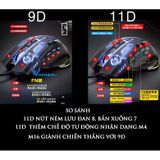  Chuột gaming G7 Demon Baron | Hỗ trợ ghìm tâm PUBG, Led RGB 9 nút Autotap, ghìm tâm PUBG trên Mobile, PC, BH 6 tháng 