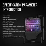  Bàn phím giả cơ YOOGOO G92 chơi Pubg Mobile, Rules of Survival, Free Fire trên điện thoại, máy tính bảng, Laptop -dc3683 