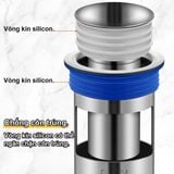  Phụ kiện ngăn mùi thoát sàn nhà tắm INOX 304 chống mùi hôi ngăn vi khuẩn trào ngược lên 