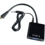  Cáp chuyển Micro HDMI sang VGA có âm thanh -dc1027 