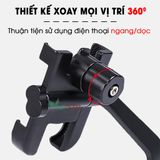 Giá Đỡ Điện Thoại Gắn Xe Máy Inox C2/ S500 / A5 Chống Rung, Chống Cướp Cực Chắc Chắn 