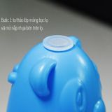  Lọ thả bồn cầu tẩy - Viên thả bồn cầu hình con gấu - Vệ Sinh Toilet - Gấu  thả bồn cầu khử mùi diệt khuẩn -dc4603 