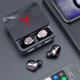  Tai nghe không dây Bluetooth m90 5.0 âm thanh stereo 9D thông minh có màn hình LED  -dc4863 