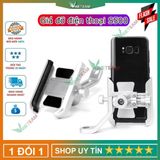  Kẹp - Giá Đỡ Cho Điện Thoại Gắn Xe Máy Inox S500 Xoay 360 (Mẫu Mới) BẢN Nâng cấp giá đỡ C2 