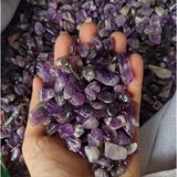  Vụn đá thạch anh tự nhiên nhiều màu sắc - Trang trí rải nền nhà phong thuỷ 