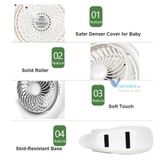  Quạt bàn USB mini cầm tay, có thể sạc lại Mùa hè làm mát văn phòng,tại nhà xoay 180°-dc3587 
