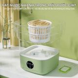  Máy Giặt Mini Gấp Gọn 6L - Tự Vắt Khô, Khử Khuẩn, Dành cho Đồ Lót/Tất Vớ/Đồ Bé - dc5235 