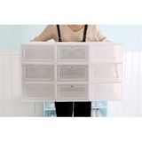  ❌RẺ VÔ ĐỊCH⛔Hộp để giày nhựa cứng trong suốt Mica Trong Suốt, Size lớn Chịu Lực 4kg  (23.5x33.5x13cm) -dc3521 