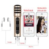  Micro karaoke kiêm sound card live stream C7 -Hàng chất lượng 