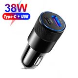  Tẩu Sạc Điện Thoại Nhanh Trên Xe Hơi 66W 3.1A PD Cổng USB Type C kỹ thuật số QC PD -dc5079 