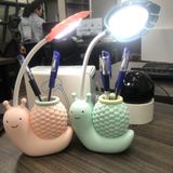  GIÁ RẺ Đèn Học Để Bàn Cho Bé ,Chống Cận Nhỏ Gọn Đèn Led Mini Đọc Sách✔ đèn tích điện siêu tiết kiệm Hình ốc sên-dc4418 