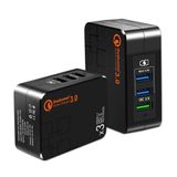  Cốc Sạc EDATA PowerPort Speed 3 cổng 36w với 1 cổng Qualcomm Quick Charge 3.0 -dc3652 