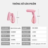  Bàn Là Hơi Nước Cầm Tay Gấp Gọn Cao Cấp Hơi Nóng Mạnh,Ủi Nhanh -dc4296 