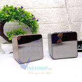  Loa Bluetooth mini F03 đa năng Kiêm Đồng Hồ Báo Thức, soi gương Hỗ Trợ AUX, USB, Thẻ SD -DC2963 