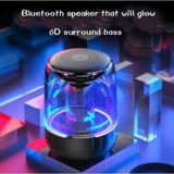  Loa Bluetooth Trên Dưới Trong Suốt Yayusi C7-C7plus âm thành vòm 6D âm bass trầm led RGB pin 1000mAh 