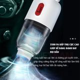  Máy hút bụi cầm tay mini OBX3 - Máy hút bụi không dây đa năng lực hút siêu mạnh hút bụi ô tô, giường, sofa...-dc4759 