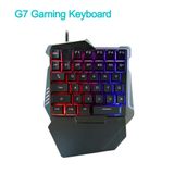  Bàn phím giả cơ 1 tay giá rẻ G7 chơi các game mobi Freefire, CF, liên quân,...siêu chất -dc4959 