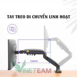  Giá treo / giá đỡ màn hình máy tính đa năng NB F80 17 - 30 inch - Tải trọng 9Kg(gắn bàn) - Xoay 360 độ -dc4226 