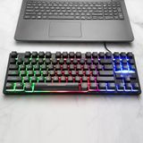  Bàn Phím giả cơ chuyên game Có Dây ZIYOU LANG K16 có LED 87 phím Tenkeyless -dc3721 