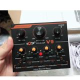  Combo livestream thu âm Woaichang PM10, soundcard V9, màng lọc âm, kẹp micro 