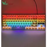  Bàn phím cơ DIVIPARD 87 phím, bàn phím máy tính chơi game có dây Led RGB 30 Chế Độ Khác Nhau -DC4762 
