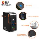  Cốc Sạc EDATA PowerPort Speed 3 cổng 36w với 1 cổng Qualcomm Quick Charge 3.0 -dc3652 