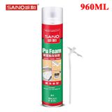  Keo bọt nở SANO PU FOAM 960ml siêu dính hàng loại 1 siêu trắng, nhanh khô kèm vòi- dc5306 