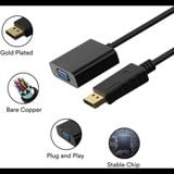  Cáp Chuyển Đổi Display Ports To VGA - Dây Chuyển Đổi Đầu DisplayPort Sang VGA (Đen) -DC394 