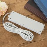  Ổ cắm điện đa năng thông minh kèm 2 cổng sạc USB đa năng và 4 lỗ cắm, Dây Cáp Dày Chất Lượng Cao 