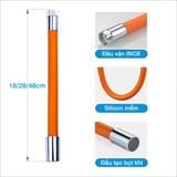  Ống nối dài vòi nước linh hoạt, nối vòi bồn rửa có thể quay 720° theo mọi hướng, đầu nối dài vòi nước nhiều kích thước 