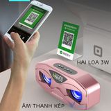  Loa Bluetooth cầm tay Manovo M5/Manovo M4 âm thanh siêu trầm tích hợp loa kép✔màn hình led ✔FM radio dung lượng pin 2500 