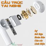  Tai Nghe Nhét Tai Không Dây QCY T12 TWS Bluetooth 5.1 HD Cảm Ứng Chạm  Cổng Sạc Type C Ngăn Cách Tiếng Ồn -dc4549 