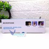  Micro Karaoke không dây cho loa kéo Zansong V12   màn hình LCD (đen) - Hỗ trợ jack cắm 3.5mm và 6.5 -dc3452 