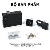  Khoá tủ vân tay thế hệ mới Ổ khóa ngăn tủ đựng tài liệu sử dụng nhận diện dấu vân tay thông minh 