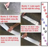  Băng keo chống thấm trần nhà đa năng. Băng keo chịu nhiệt. Dán Tường, trần nhà, mái tôn, ống nước, bể nước -DC3550 