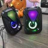  Loa Máy tính Mini 2.0 1053 Loa vi tính mini LED RGB có dây để bàn cao cấp siêu bass cao cấp giá rẻ 