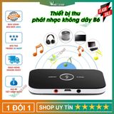  Bộ chuyển đổi thu phát tín hiệu bluetooth 5.0 không dây dành cho loa máy nghe nhạc MP3 với cổng cắm AUX 3.5mm B6-dc4192 