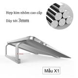  Giá đỡ tản nhiệt L200, X1 bằng hợp kim nhôm cho Laptop, máy tính xách tay, Macc, Ipadd, Surface 