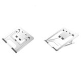  Giá đỡ laptop nhôm tản nhiệt, Giá nâng laptop có 6 nấc điều chỉnh làm bằng hợp kim nhôm cao cấp -dc3938 