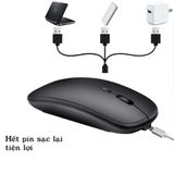  Chuột Không Dây 2.4g Siêu Mỏng Sạc Pin Tiện Dụng Dành Cho Máy Tính / Laptop -dc4953 
