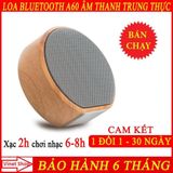  Loa Bluetooth Mini không dây vỏ gỗ A60 , Bass mạnh, Pin trâu -DC3547 